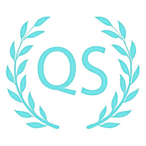 qs logo tranquise sharp